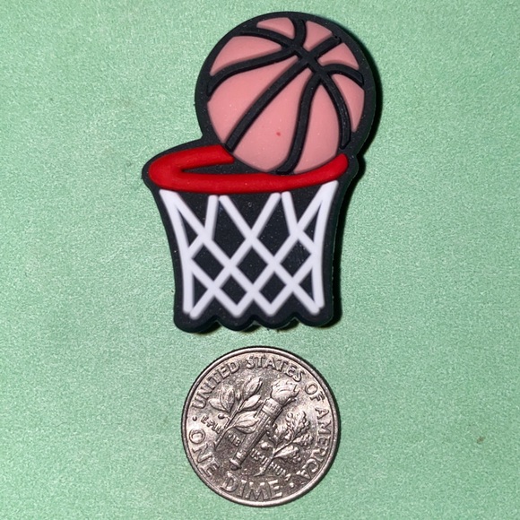 Accessories - (10 for $15) Basketball Hoop & Ball Sport NBA 🏀 Crocs Shoe Charms